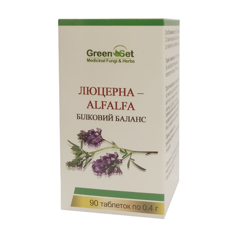 Люцерна GreenSet, 90 таблеток